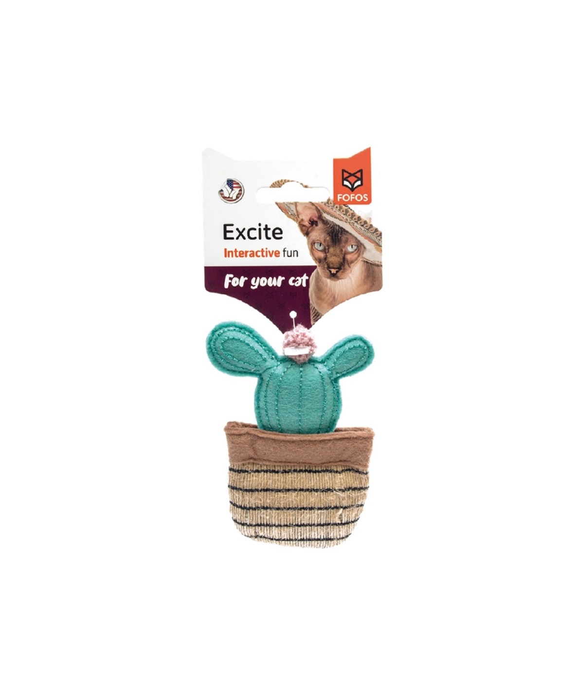 FO Παιχνίδι Γάτας Cactus Μπλέ (1τμχ)